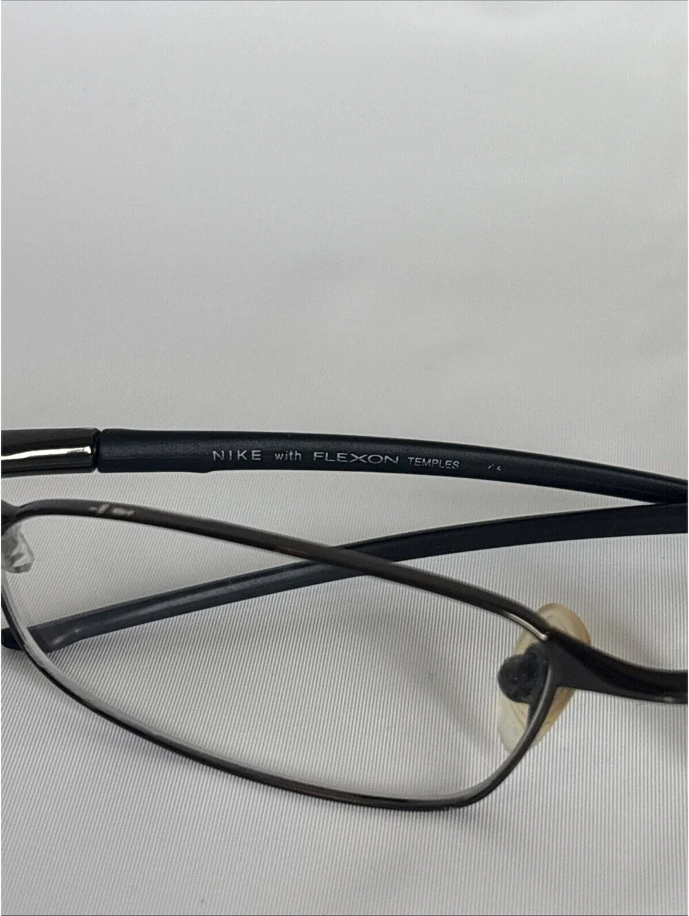 Nike with Flexon Temples 4102 001 Black Chrome 54 [] 18 135 Eyeglasses Frames